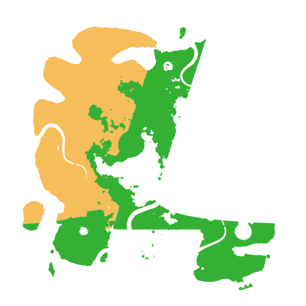Biome Rust Map: Procedural Map, Size: 3250, Seed: 1061546293
