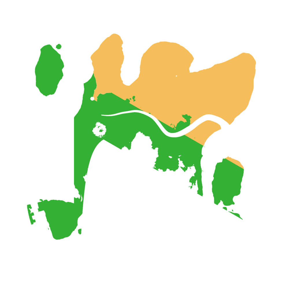 Biome Rust Map: Procedural Map, Size: 2250, Seed: 48392017