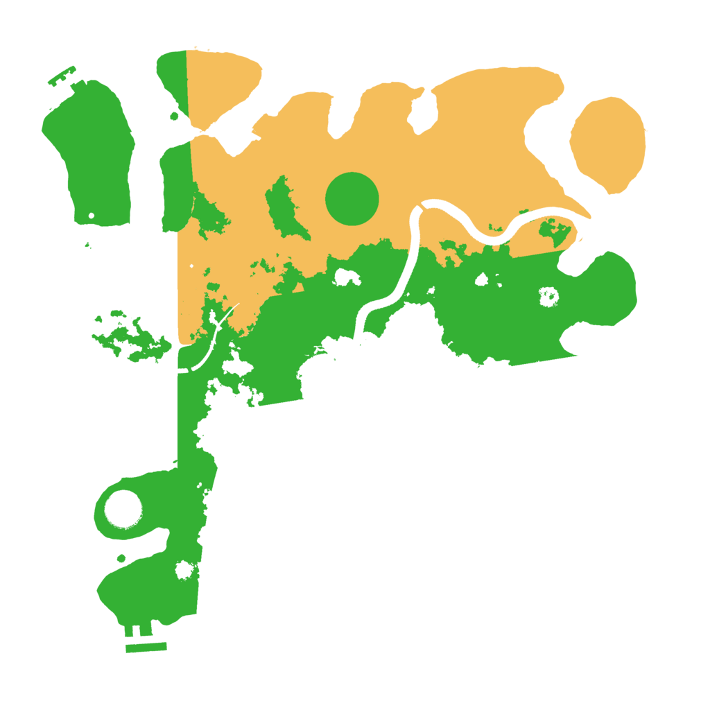 Biome Rust Map: Procedural Map, Size: 3500, Seed: 1310261776