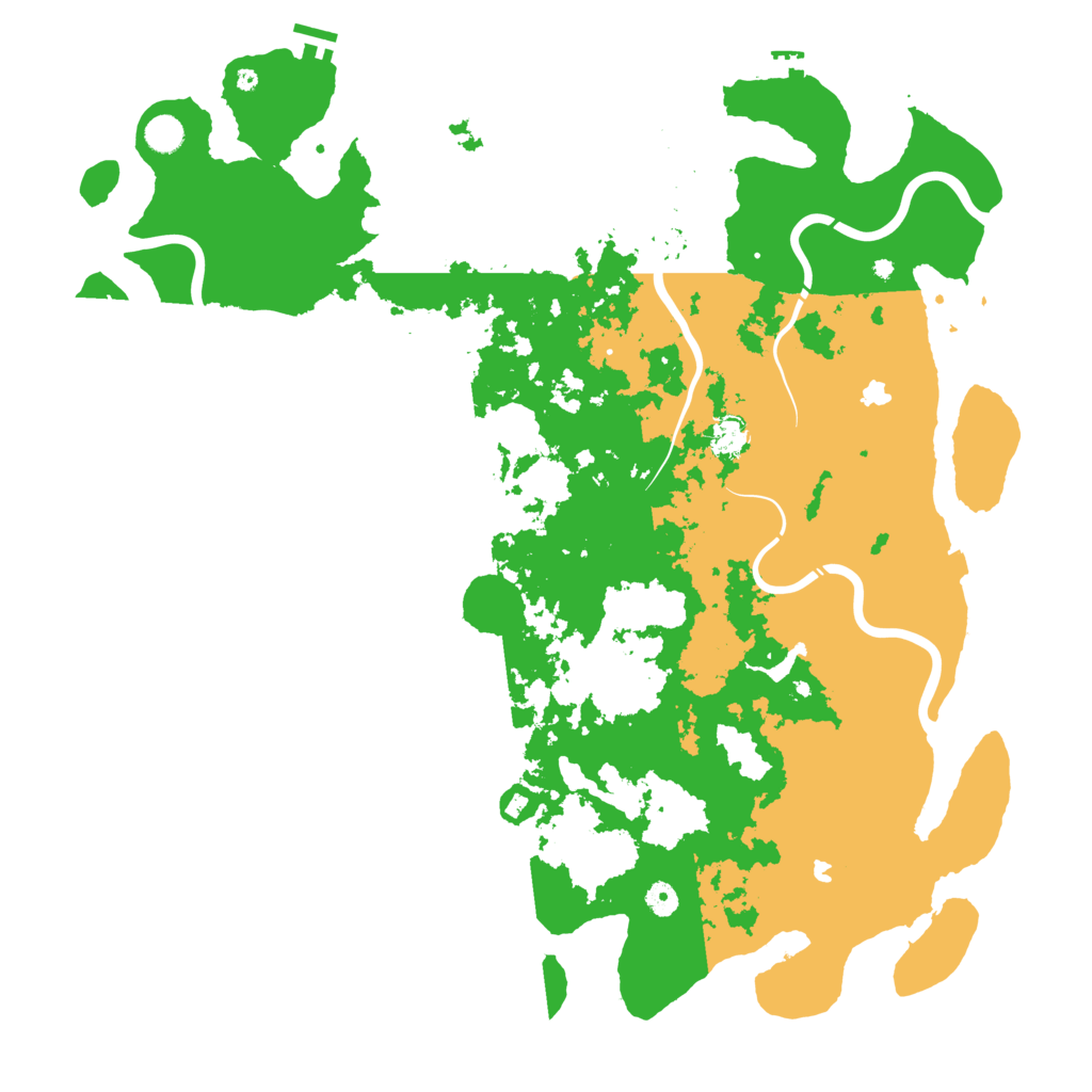 Biome Rust Map: Procedural Map, Size: 5000, Seed: 326099228