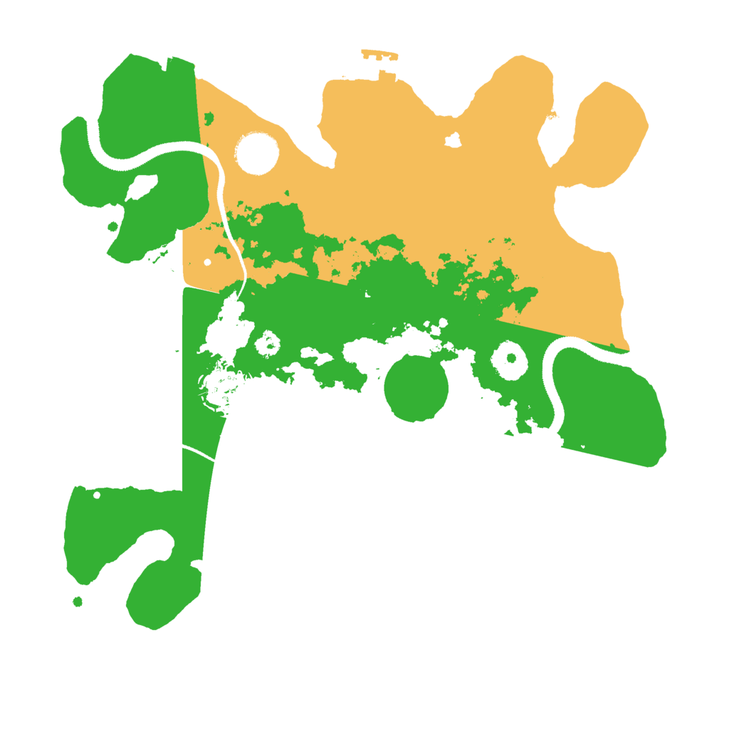 Biome Rust Map: Procedural Map, Size: 3000, Seed: 19220