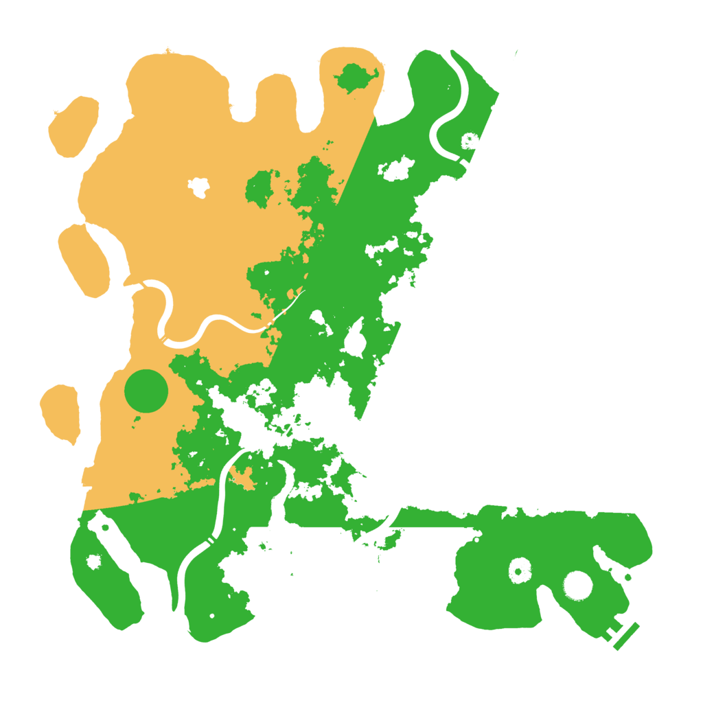 Biome Rust Map: Procedural Map, Size: 4250, Seed: 1151046578