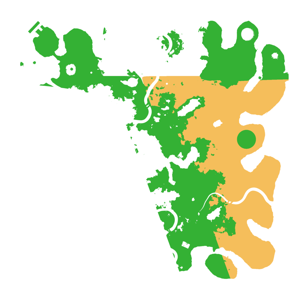 Biome Rust Map: Procedural Map, Size: 4250, Seed: 2042058550