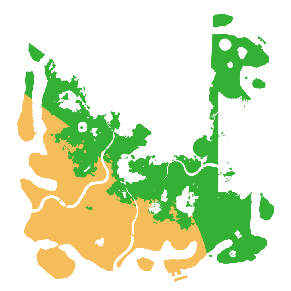 Biome Rust Map: Procedural Map, Size: 4250, Seed: 2122472305