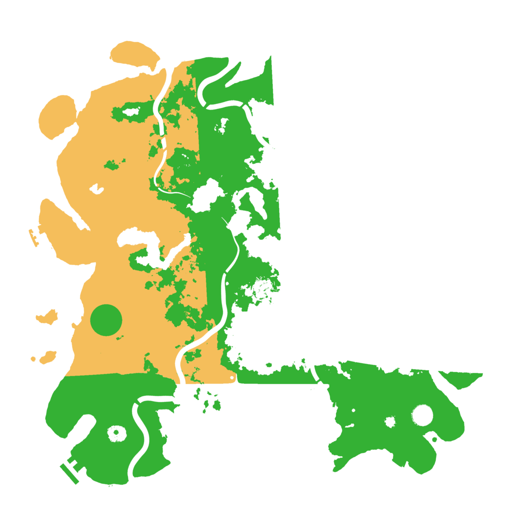 Biome Rust Map: Procedural Map, Size: 4250, Seed: 1997771024