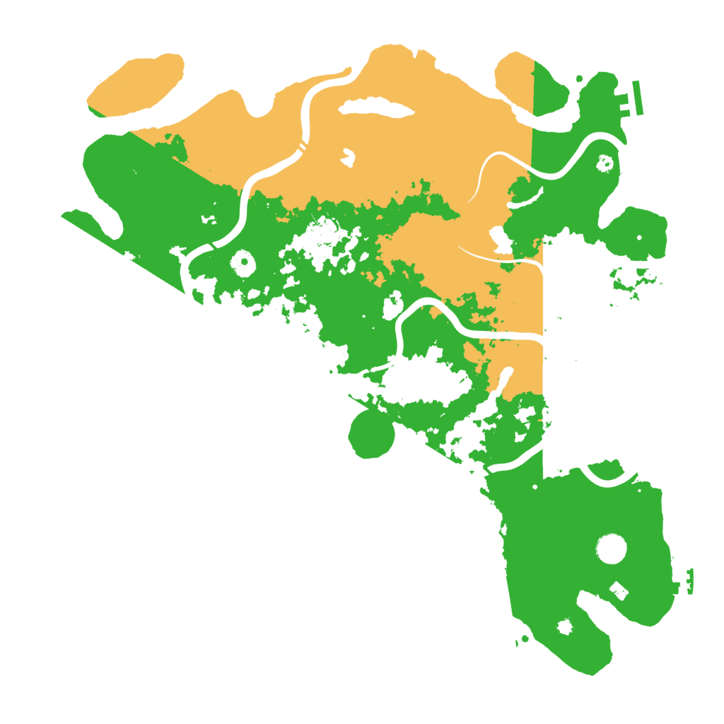 Biome Rust Map: Procedural Map, Size: 4250, Seed: 358849913