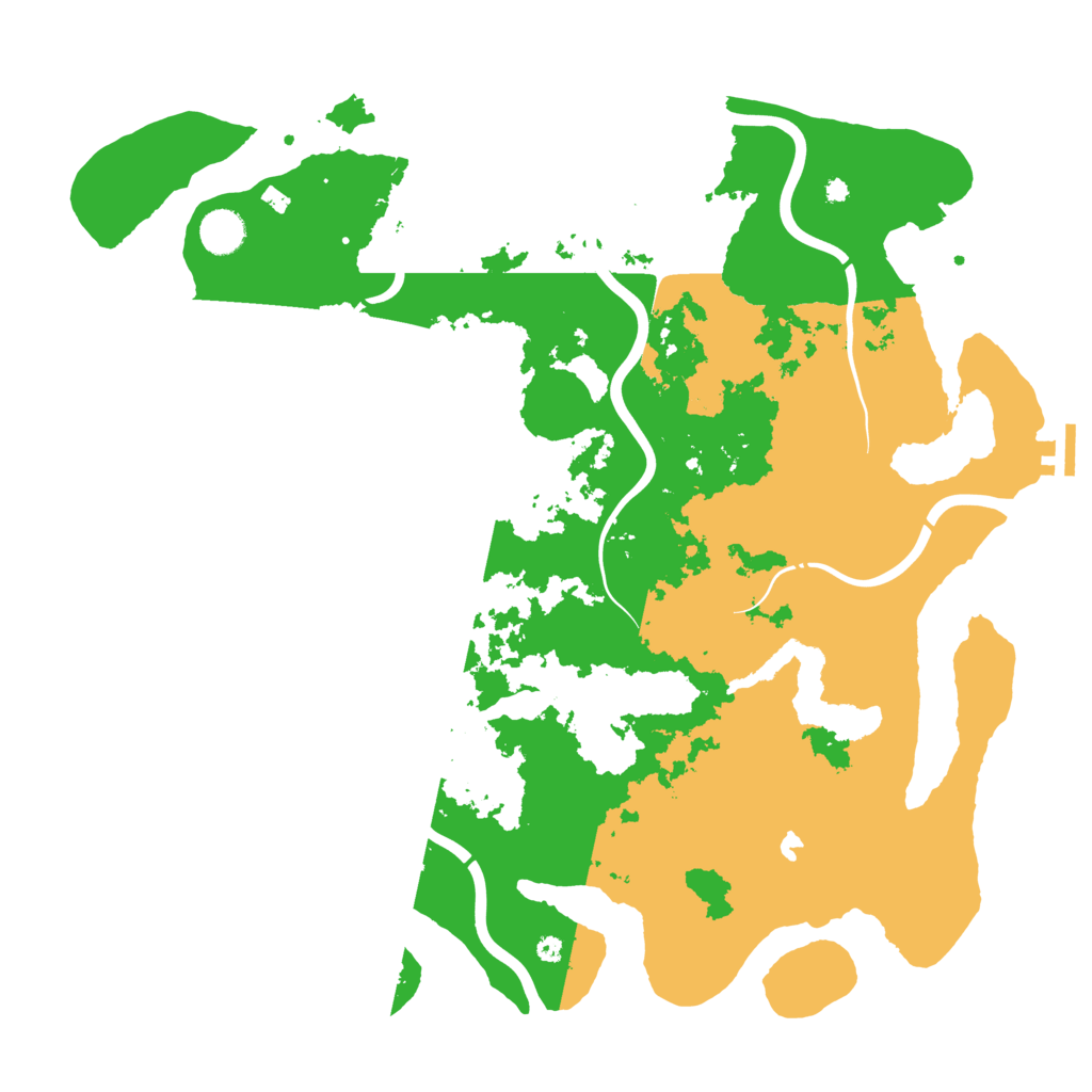 Biome Rust Map: Procedural Map, Size: 4250, Seed: 720794878