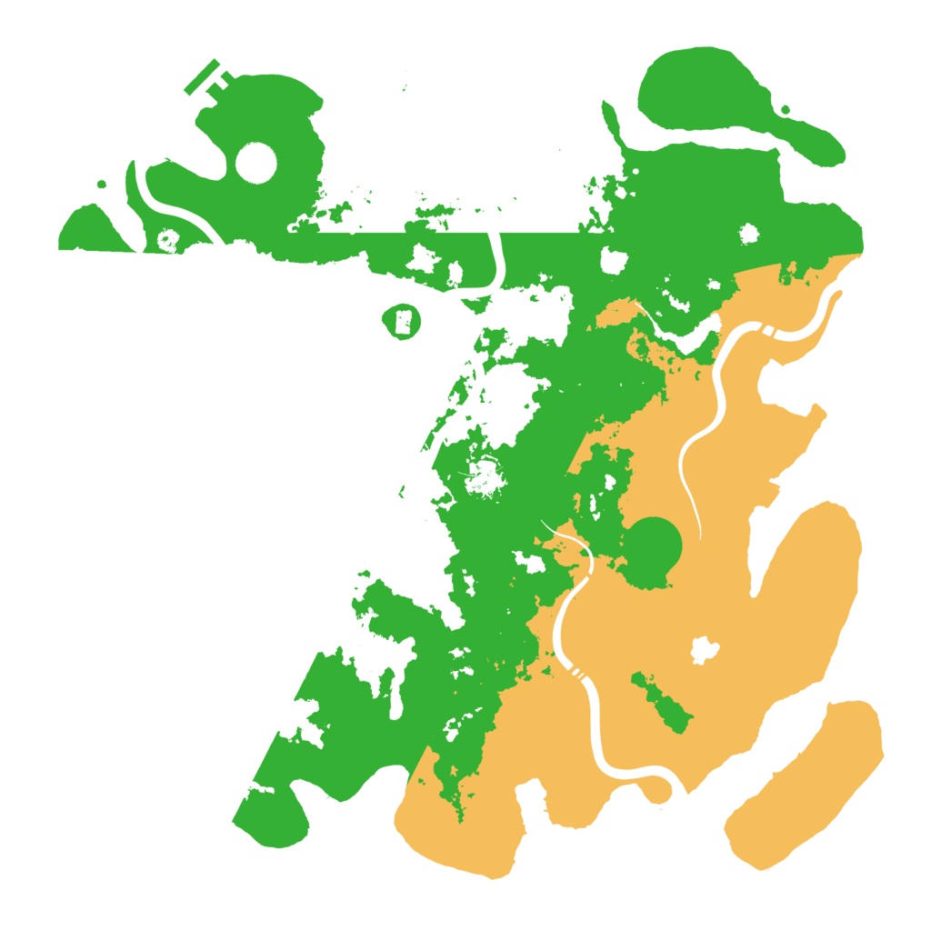 Biome Rust Map: Procedural Map, Size: 4250, Seed: 1268377823