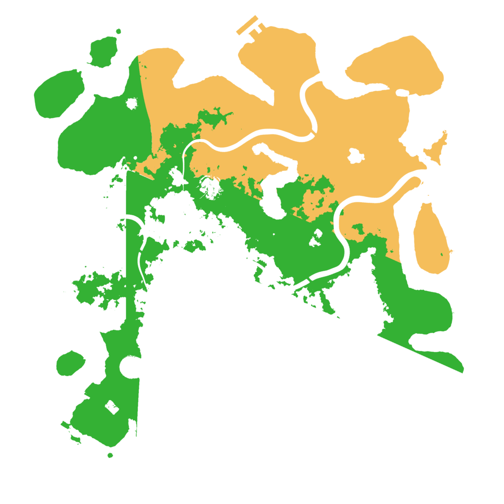 Biome Rust Map: Procedural Map, Size: 4000, Seed: 848490013