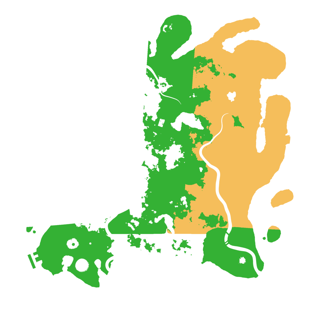 Biome Rust Map: Procedural Map, Size: 4250, Seed: 310685890