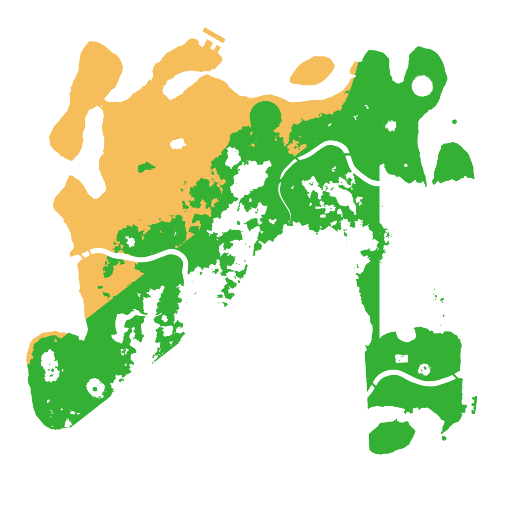 Biome Rust Map: Procedural Map, Size: 4250, Seed: 1242567800