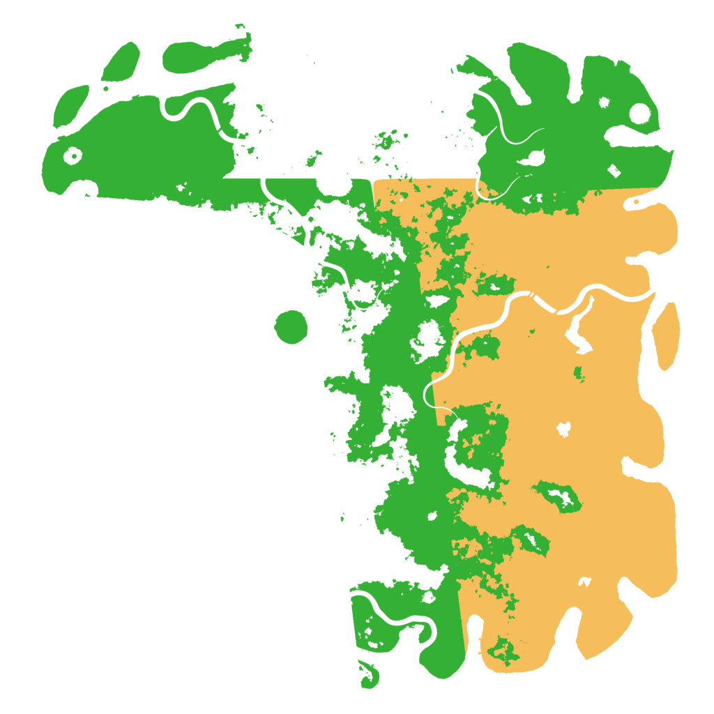 Biome Rust Map: Procedural Map, Size: 6000, Seed: 145260593