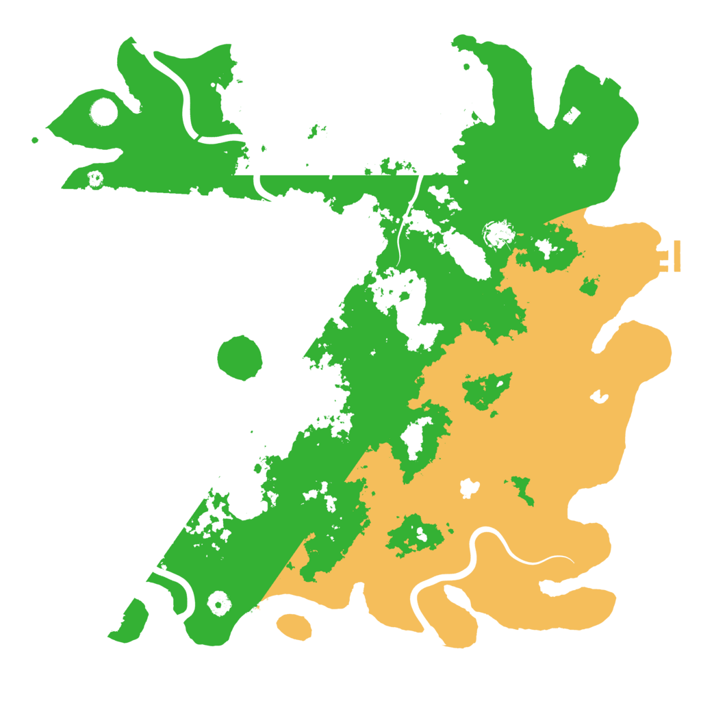 Biome Rust Map: Procedural Map, Size: 4500, Seed: 1367