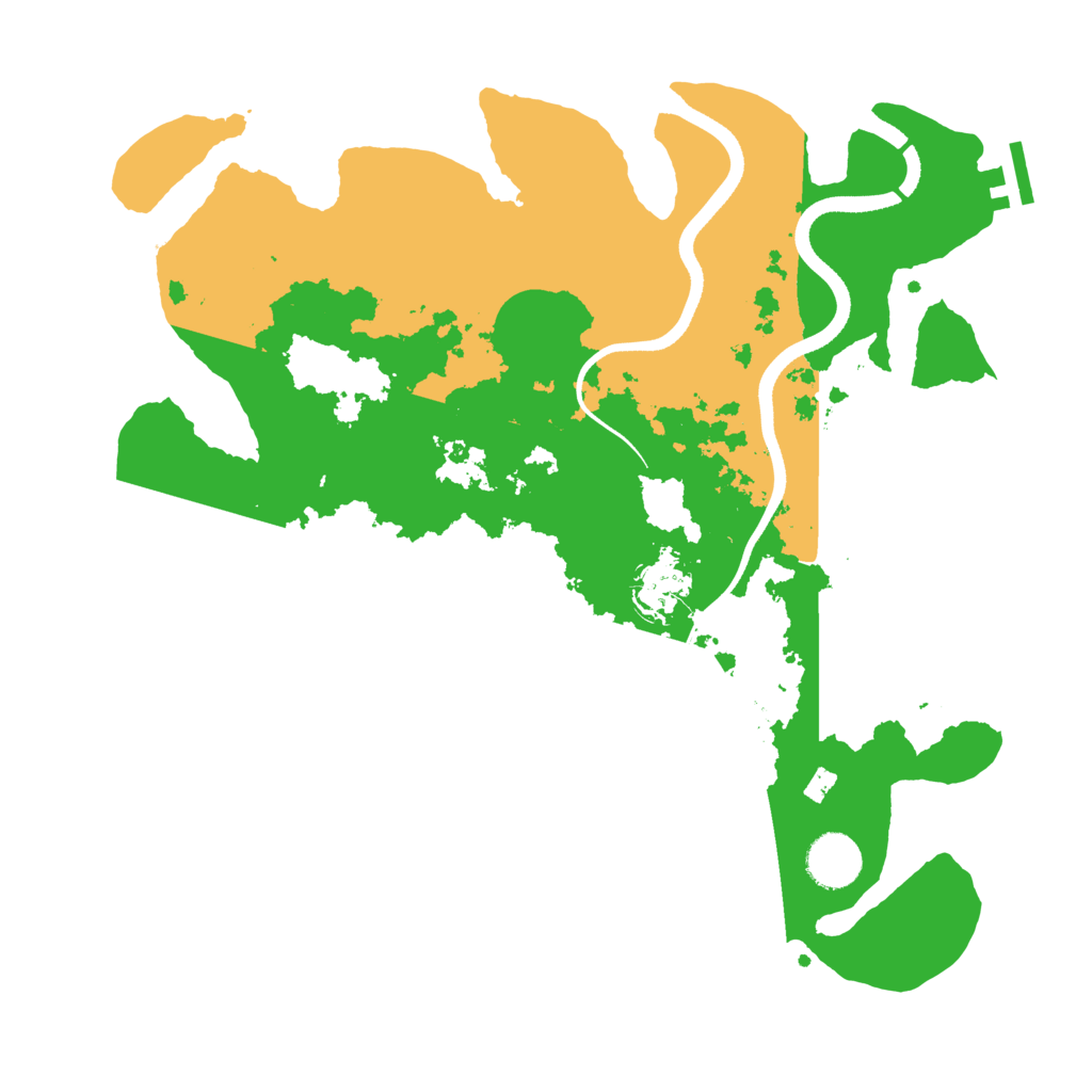 Biome Rust Map: Procedural Map, Size: 3500, Seed: 2136100947