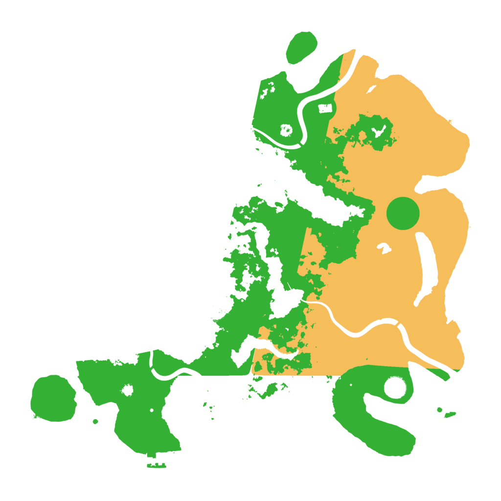 Biome Rust Map: Procedural Map, Size: 4000, Seed: 120197701