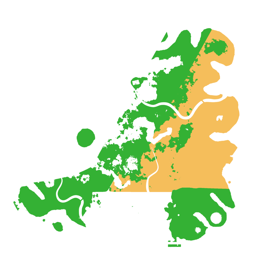 Biome Rust Map: Procedural Map, Size: 4000, Seed: 19800715