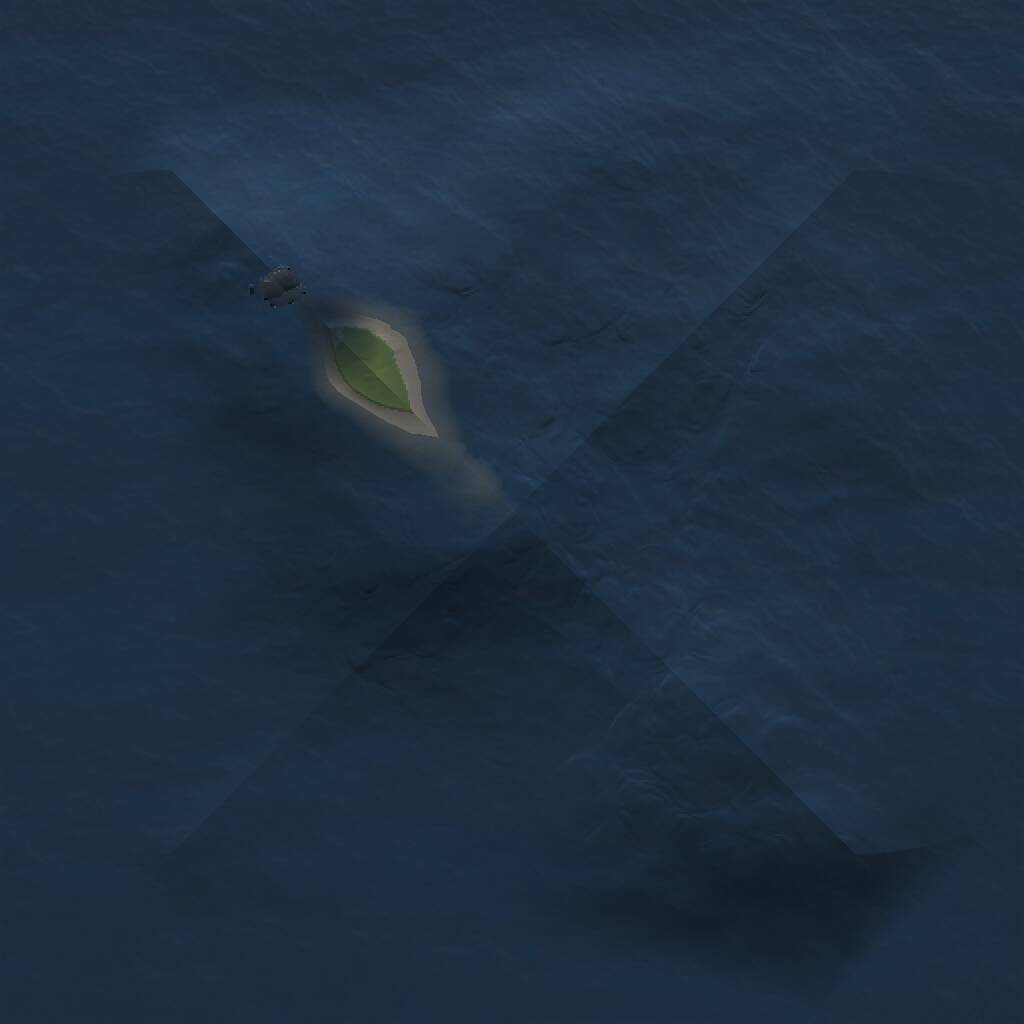 Rust Map: Procedural Map, Size: 1000, Seed: 933470267, 1 Monuments