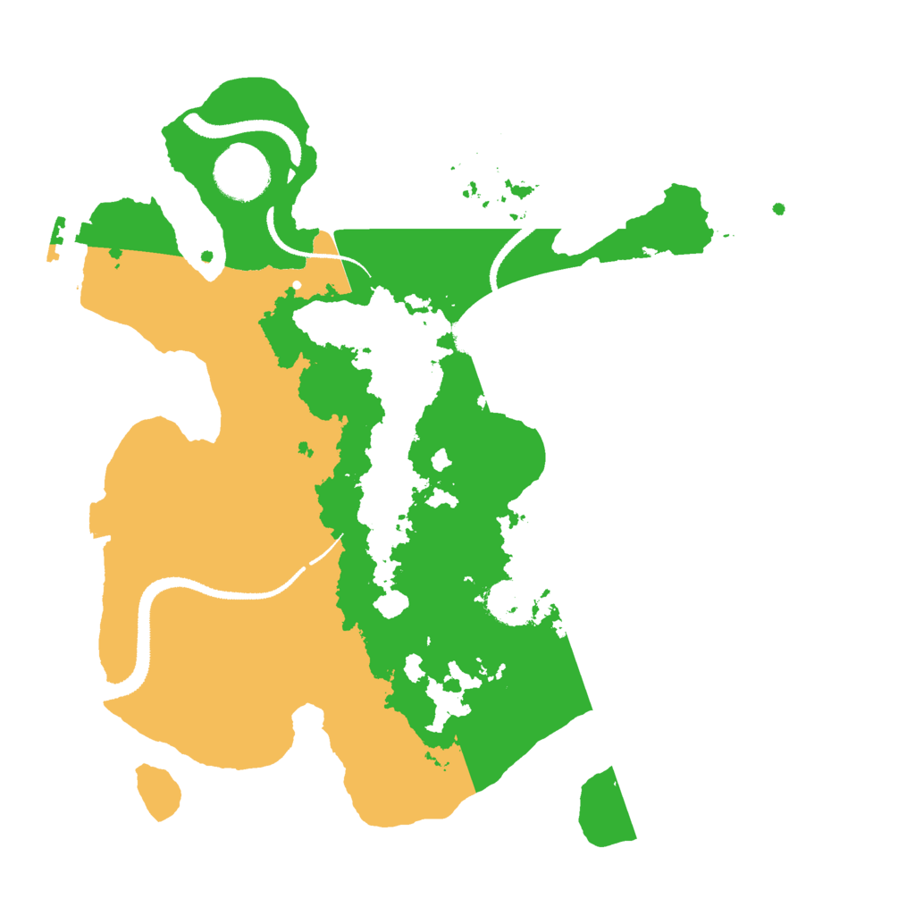 Biome Rust Map: Procedural Map, Size: 3000, Seed: 118242756