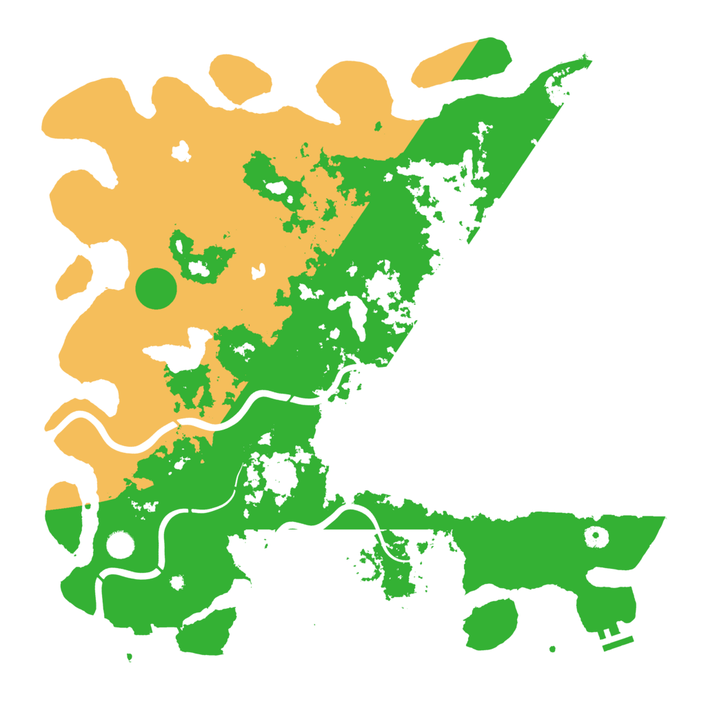 Biome Rust Map: Procedural Map, Size: 4500, Seed: 501943335