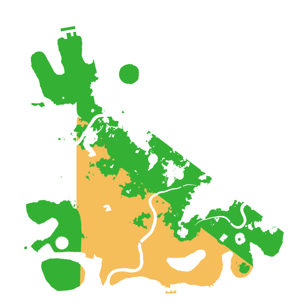 Biome Rust Map: Procedural Map, Size: 4200, Seed: 233233