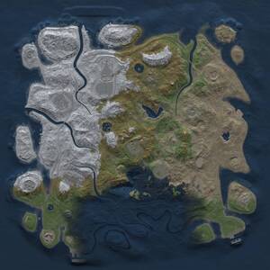 Thumbnail Rust Map: Procedural Map, Size: 4250, Seed: 827533189, 17 Monuments