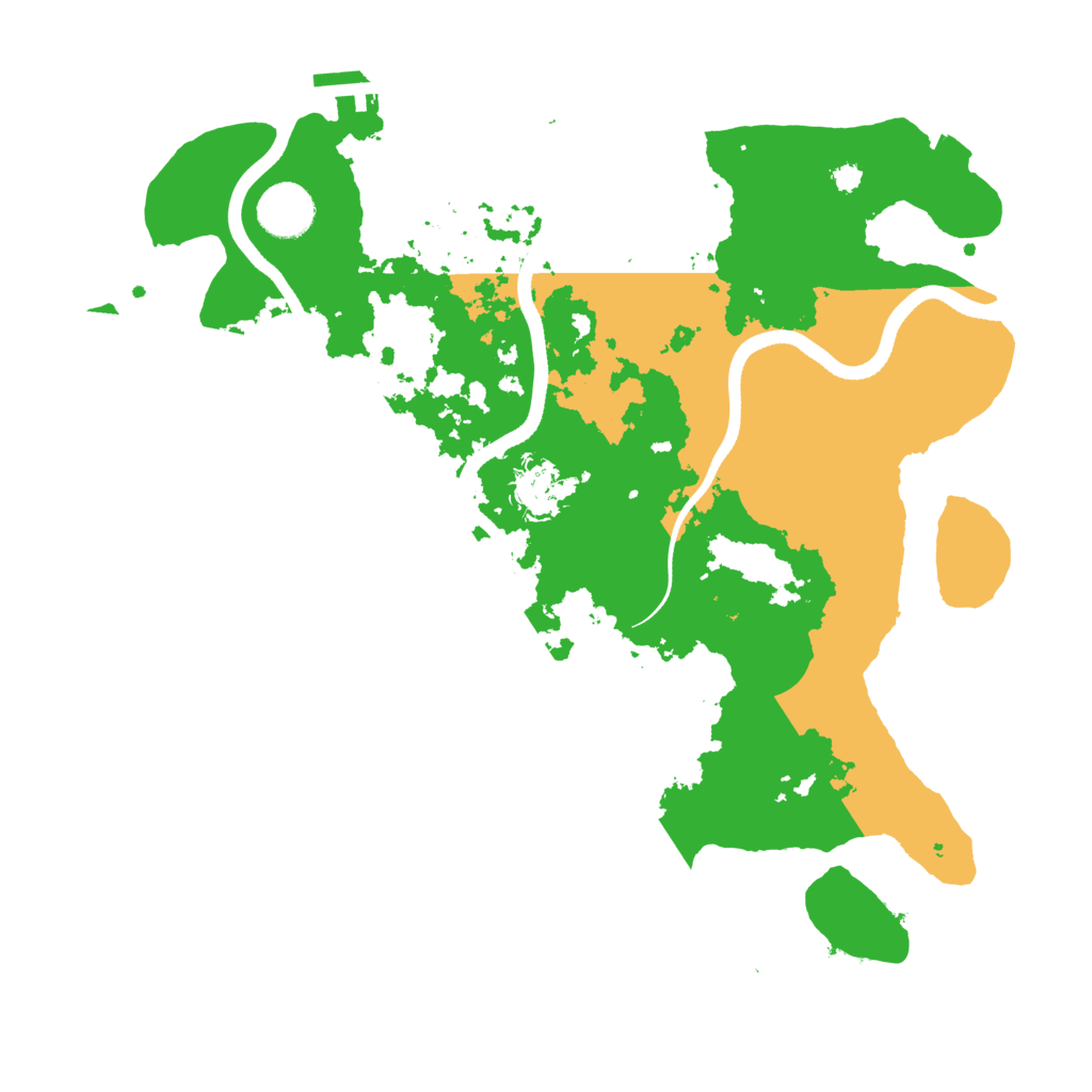 Biome Rust Map: Procedural Map, Size: 3500, Seed: 768956748