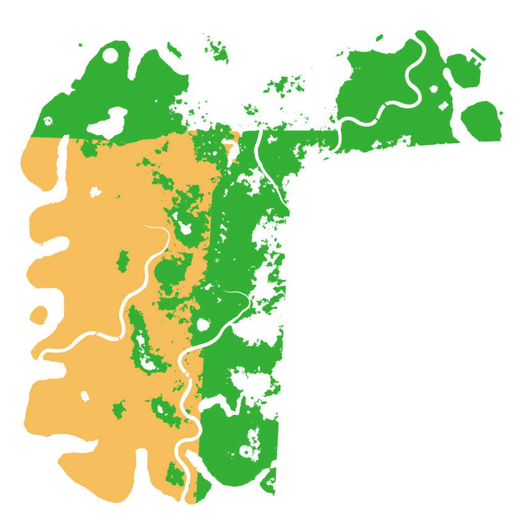 Biome Rust Map: Procedural Map, Size: 6000, Seed: 491513449