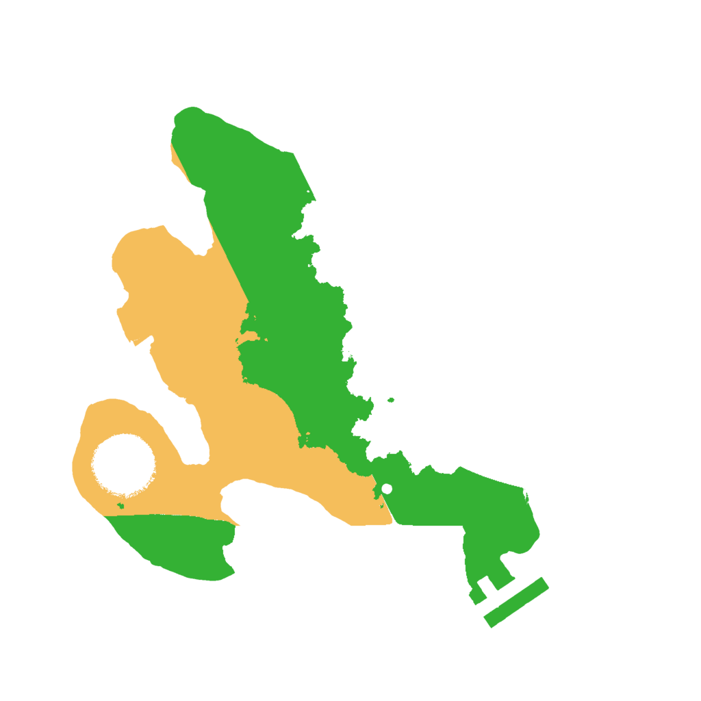 Biome Rust Map: Procedural Map, Size: 2000, Seed: 216799404