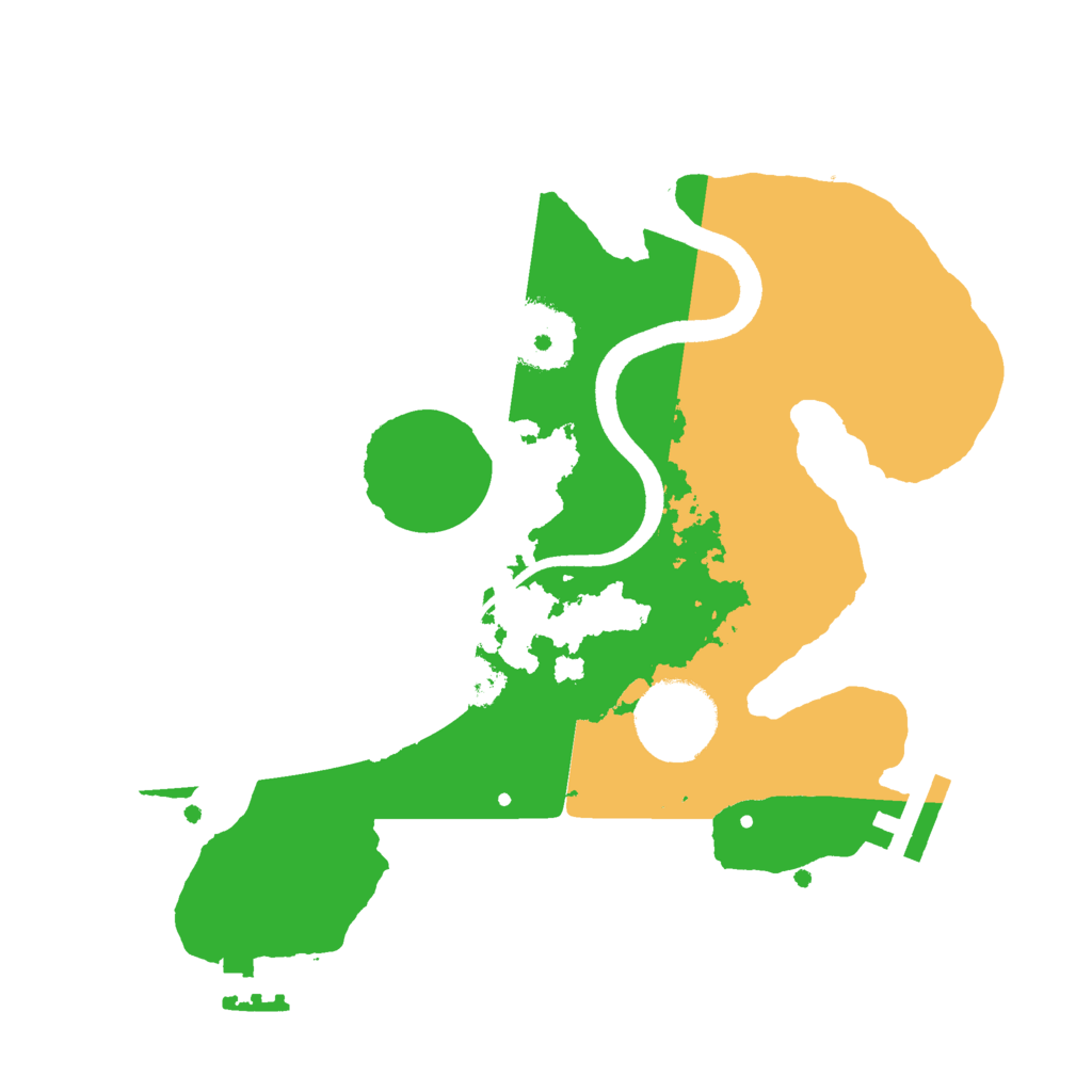 Biome Rust Map: Procedural Map, Size: 2500, Seed: 1769163472