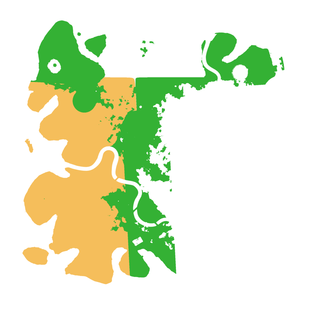Biome Rust Map: Procedural Map, Size: 3500, Seed: 276135304