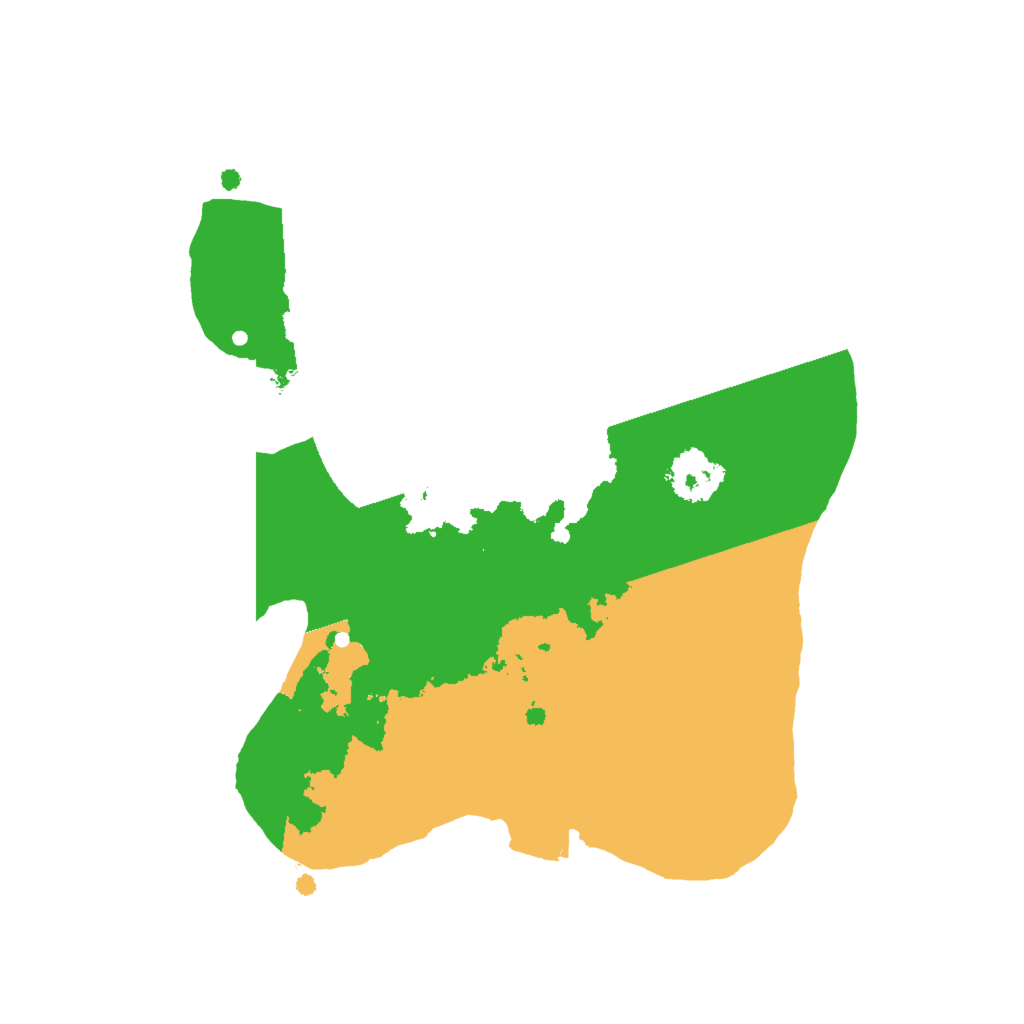 Biome Rust Map: Procedural Map, Size: 2000, Seed: 867840661