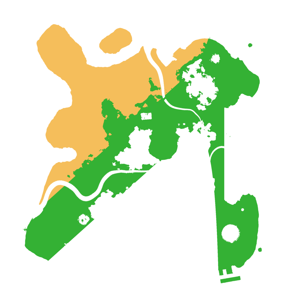 Biome Rust Map: Procedural Map, Size: 3000, Seed: 1728917456