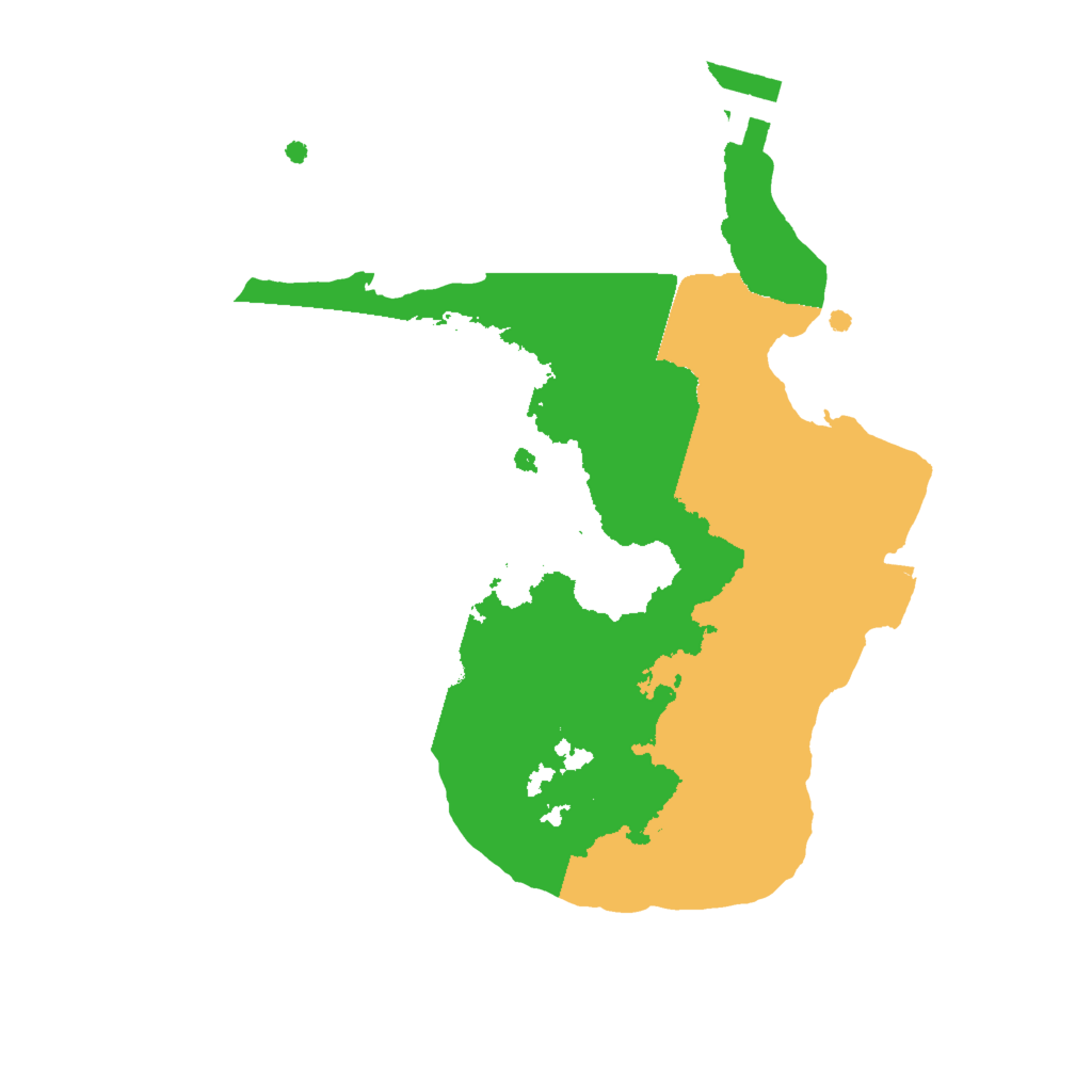 Biome Rust Map: Procedural Map, Size: 2000, Seed: 346346