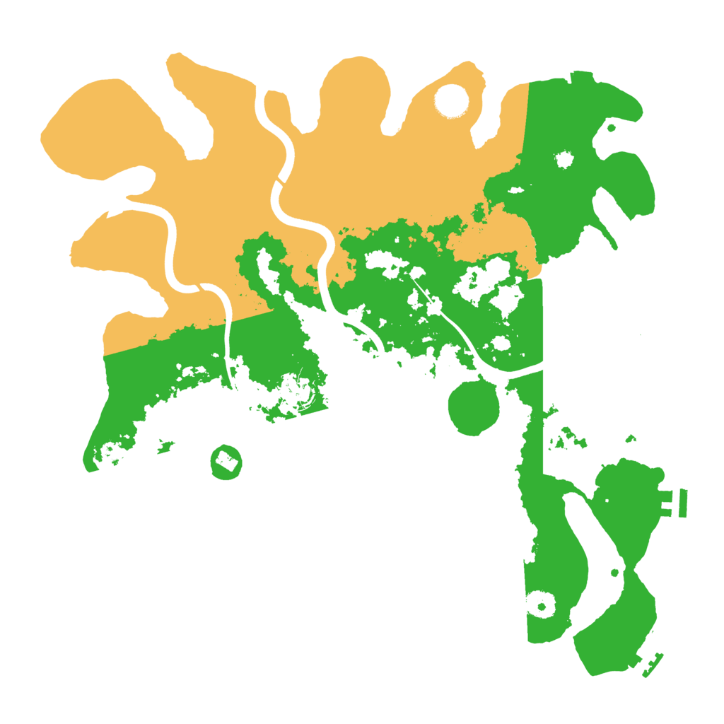 Biome Rust Map: Procedural Map, Size: 3750, Seed: 1075962895