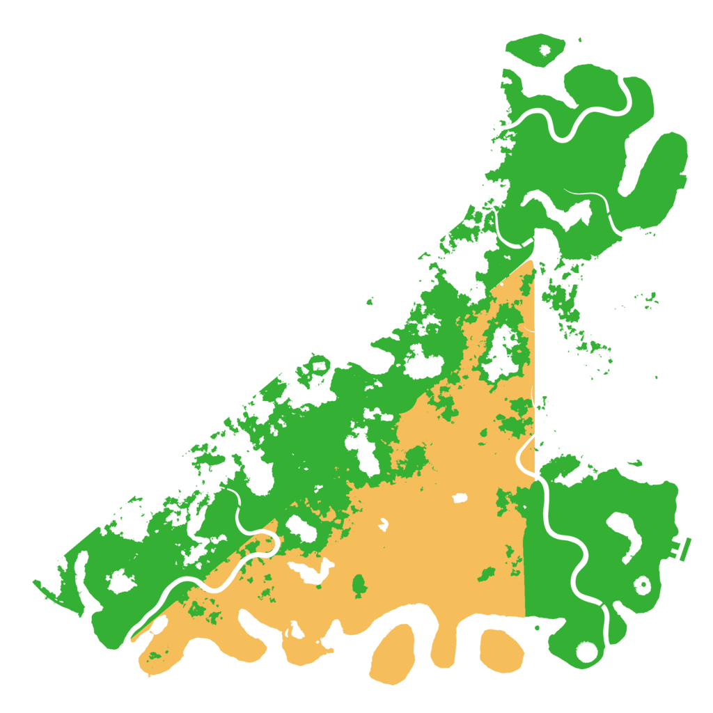 Biome Rust Map: Procedural Map, Size: 6000, Seed: 1332104755