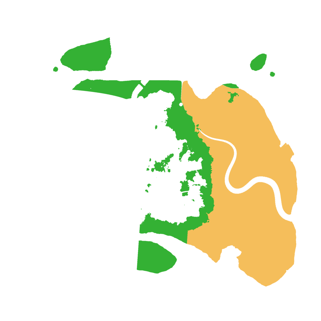 Biome Rust Map: Procedural Map, Size: 2600, Seed: 693694662