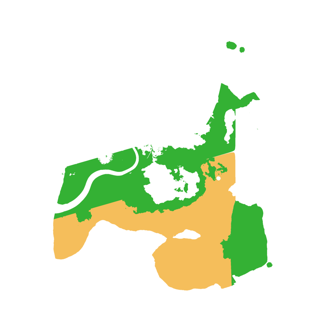 Biome Rust Map: Procedural Map, Size: 2300, Seed: 892741