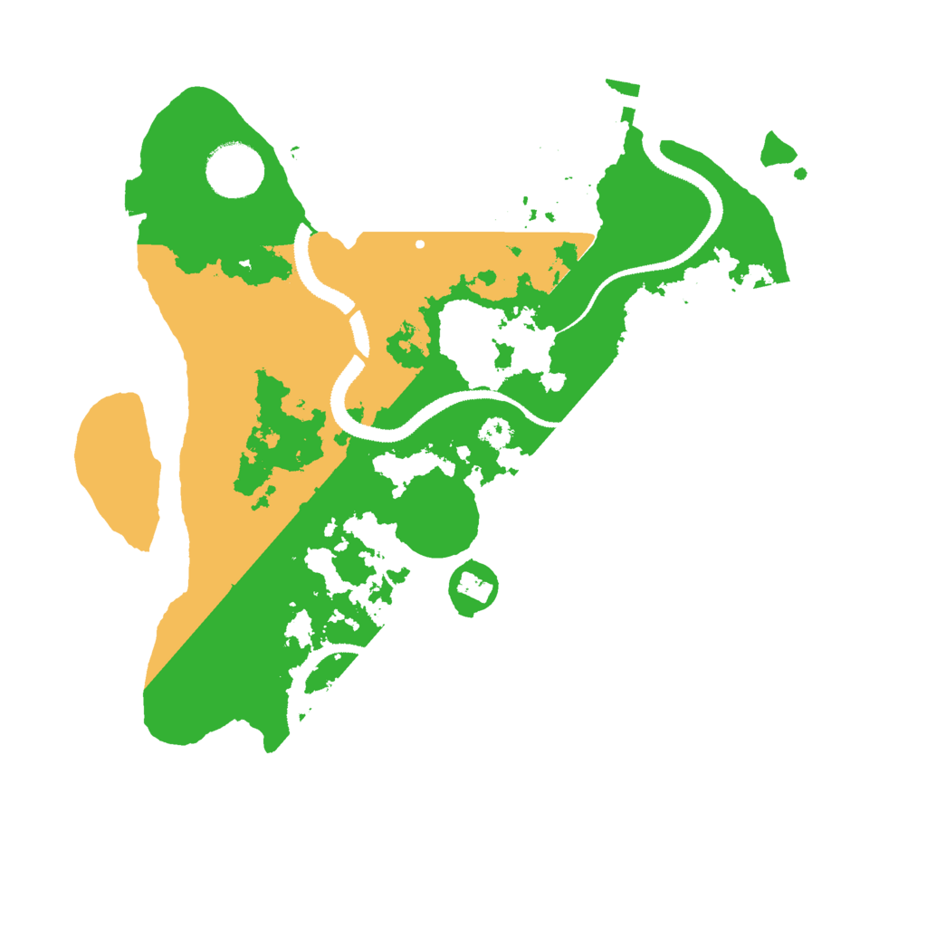 Biome Rust Map: Procedural Map, Size: 3000, Seed: 1733945721
