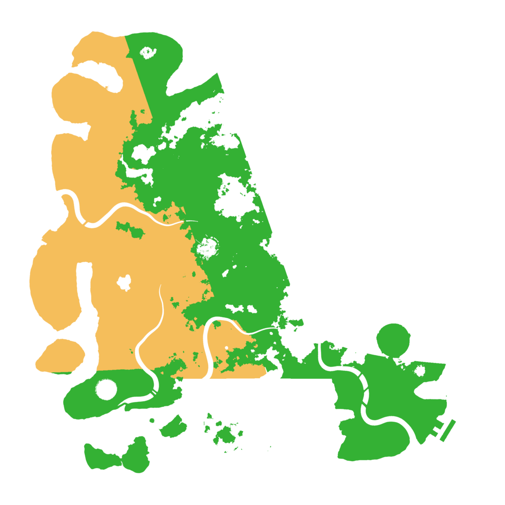 Biome Rust Map: Procedural Map, Size: 4250, Seed: 124552