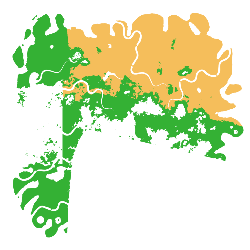 Biome Rust Map: Procedural Map, Size: 6000, Seed: 573762065