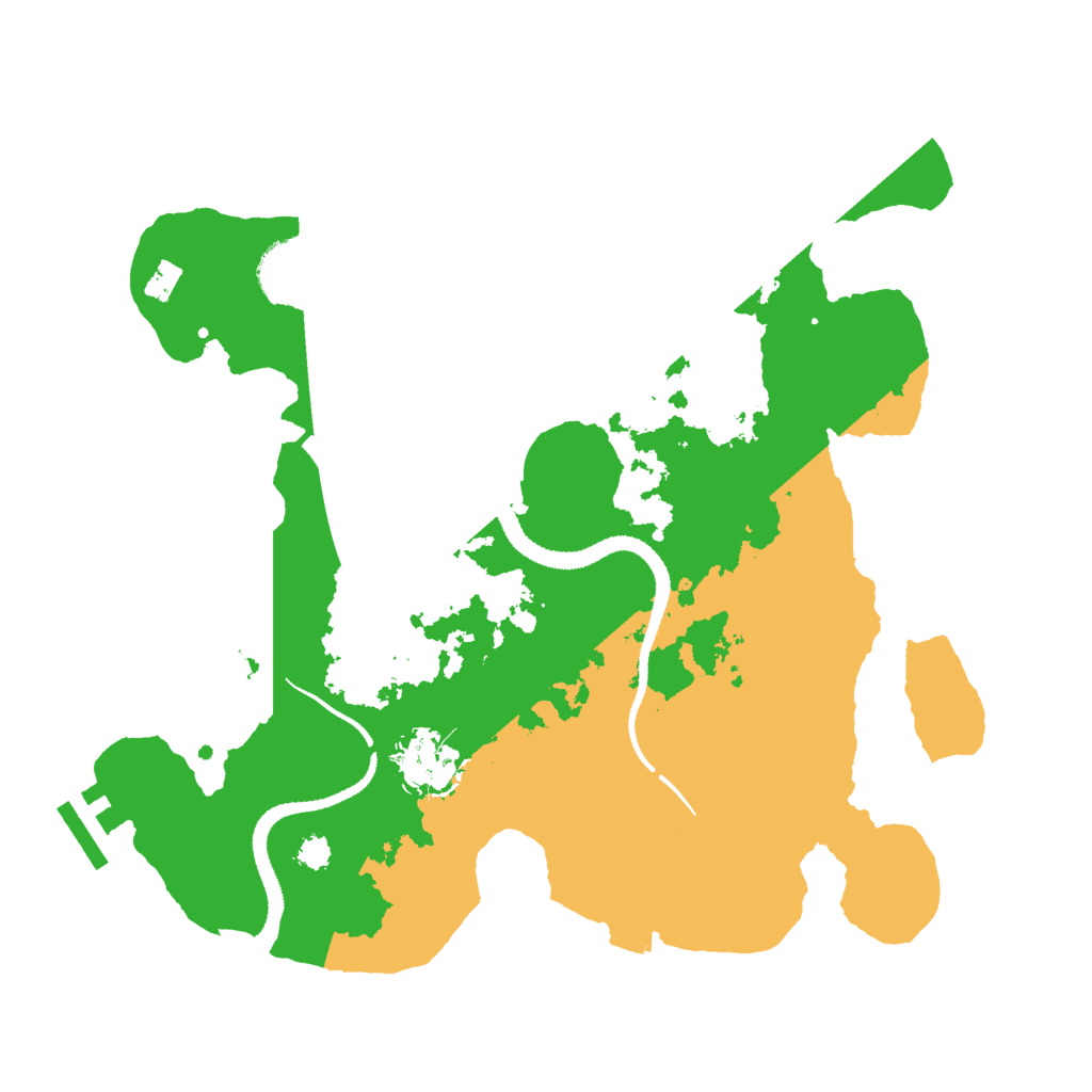 Biome Rust Map: Procedural Map, Size: 3000, Seed: 82535