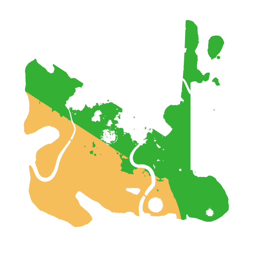 Biome Rust Map: Procedural Map, Size: 3000, Seed: 1679319439