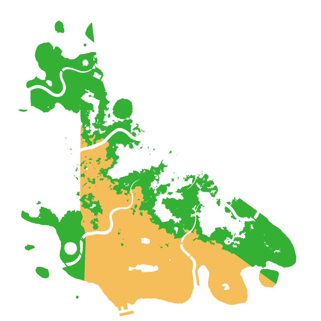 Biome Rust Map: Procedural Map, Size: 4500, Seed: 1740246229