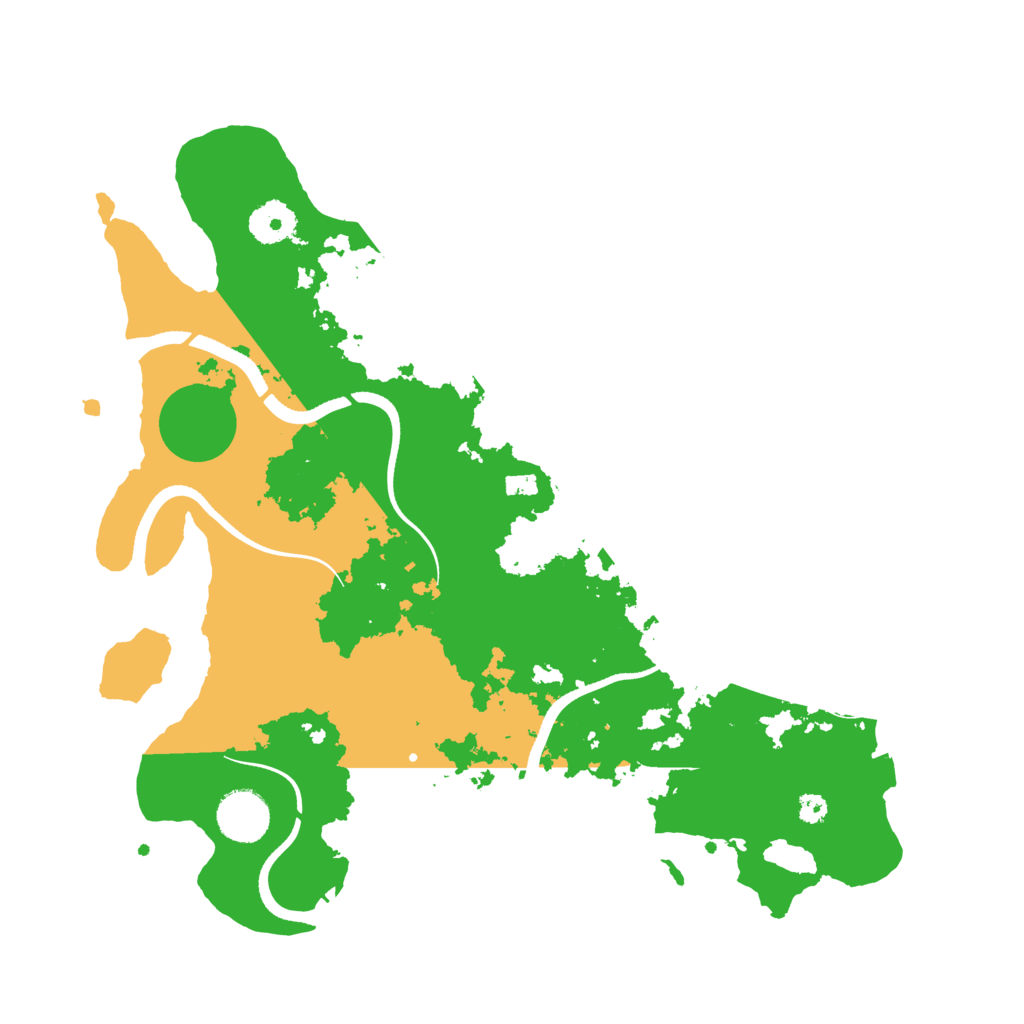 Biome Rust Map: Procedural Map, Size: 3500, Seed: 206360