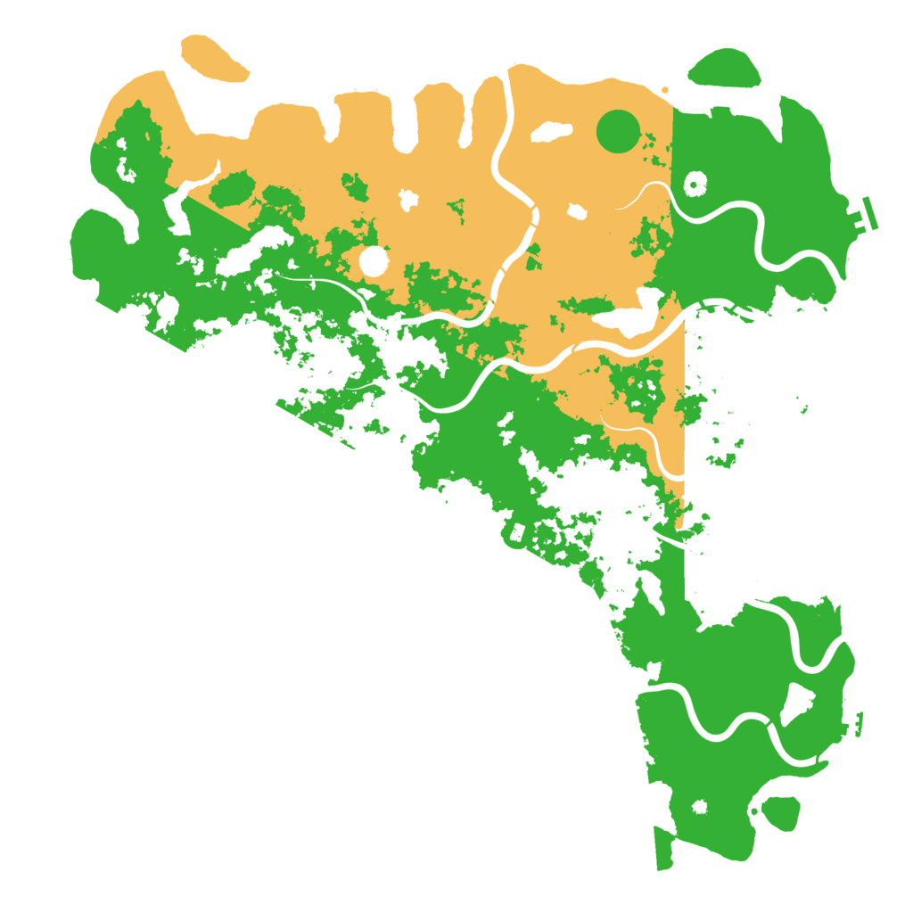 Biome Rust Map: Procedural Map, Size: 5500, Seed: 620055433