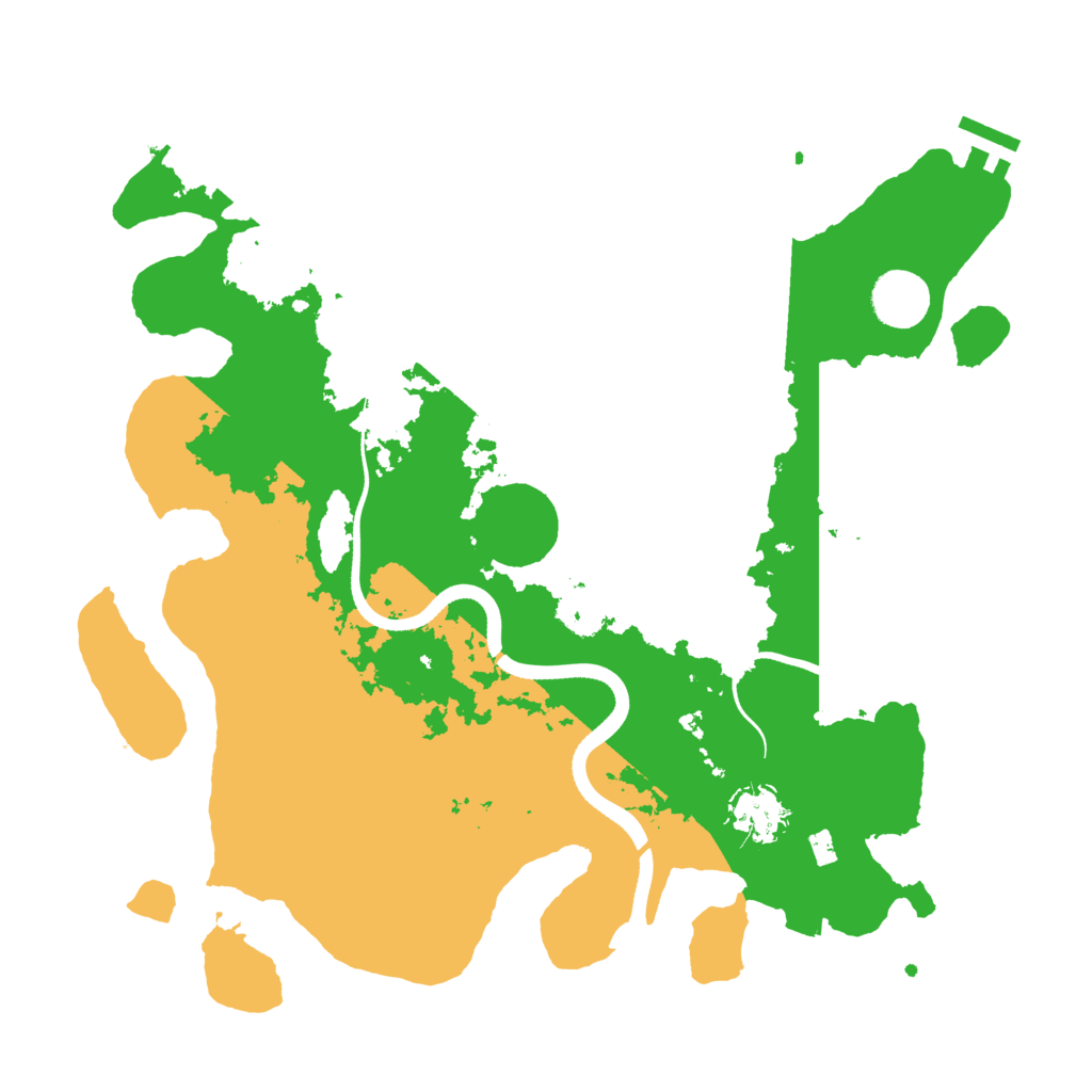 Biome Rust Map: Procedural Map, Size: 3500, Seed: 1659359219