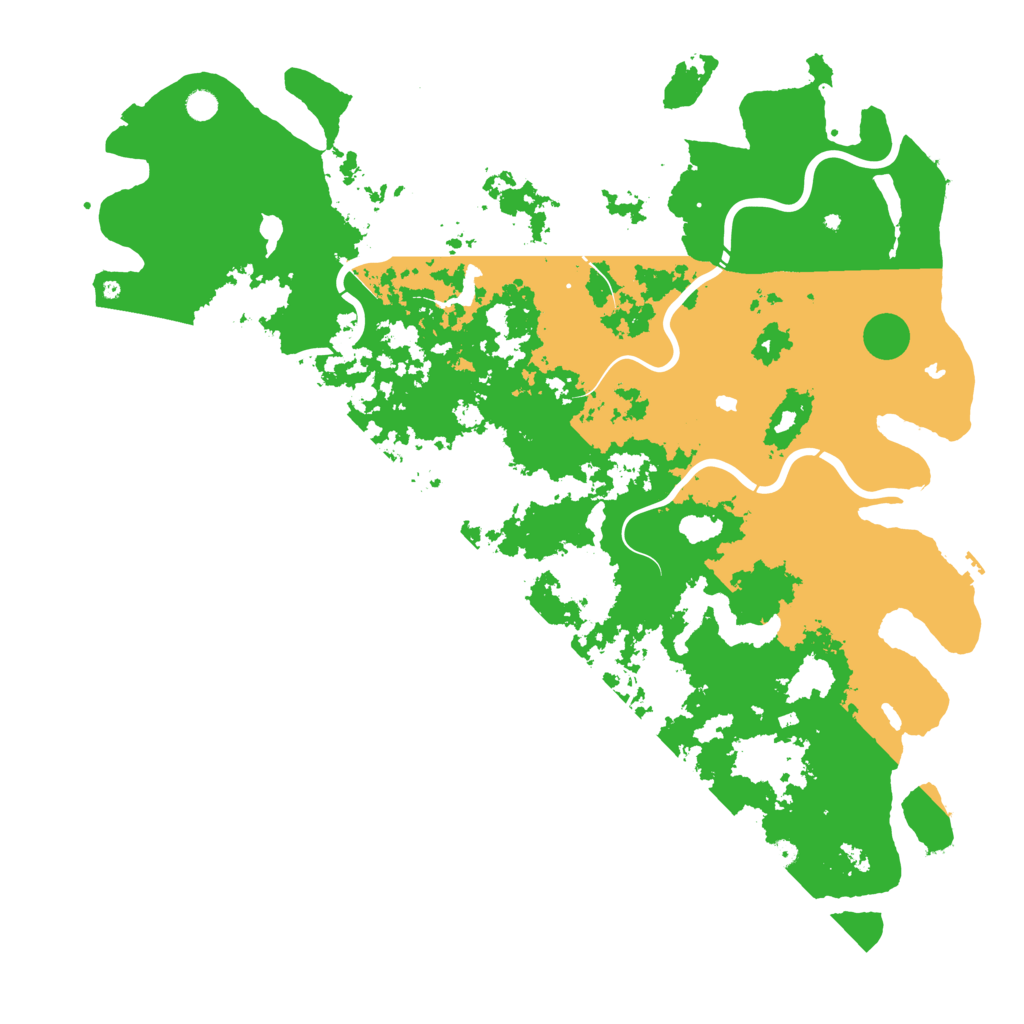 Biome Rust Map: Procedural Map, Size: 5800, Seed: 635748