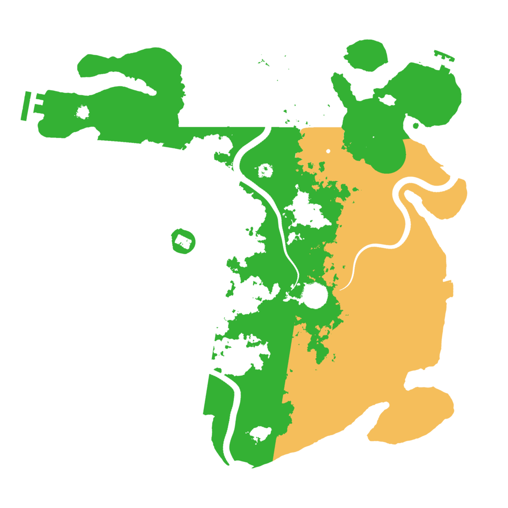 Biome Rust Map: Procedural Map, Size: 3500, Seed: 1841