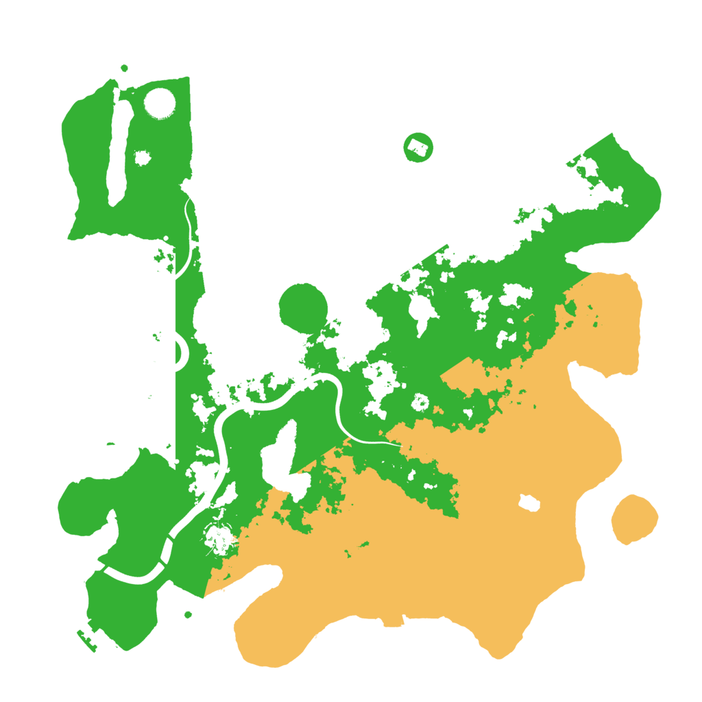 Biome Rust Map: Procedural Map, Size: 4000, Seed: 13445