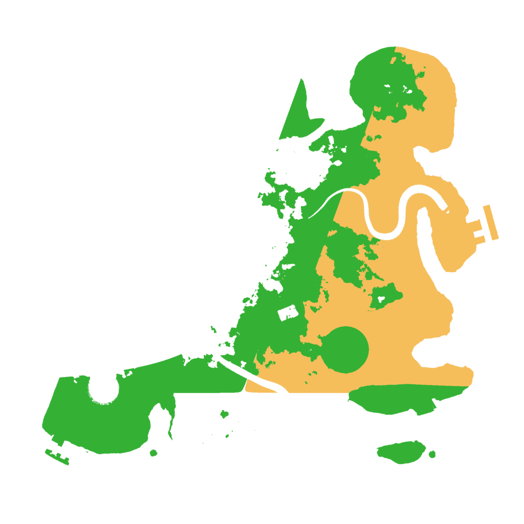 Biome Rust Map: Procedural Map, Size: 3000, Seed: 2147112186